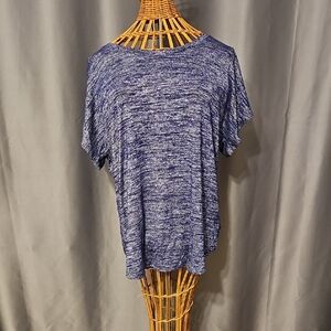 Apt. 9 Blue Relaxed Short Sleeve T-Shirt